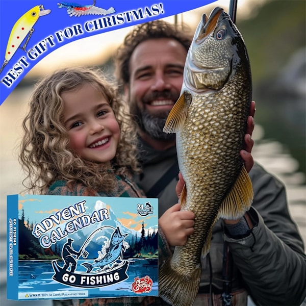 Fiske Tackle Advent Kalender Fiske Beten Set