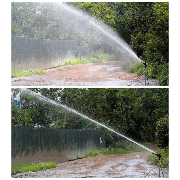 Hun tråd Rocker Impact Sprinkler 360° Justerbar Lang Spray Distance Vanding Pistool