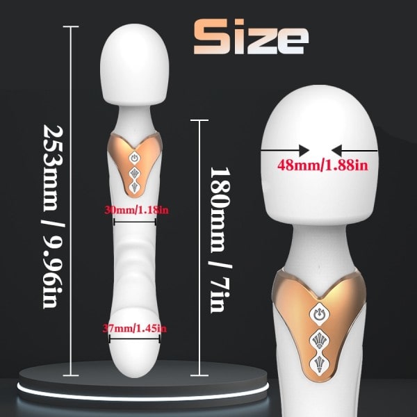 Kraftfull Vibrator Dildos  Trollstav för Kvinnor 10 Modes Klitoris Stimulator G Spot Vagina Massager