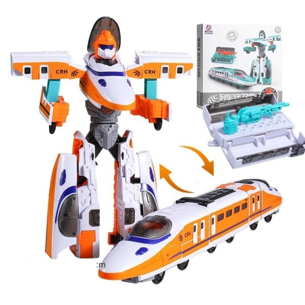 Anime tog transformasjon robot hot salg deformert mekanisk modell leker barn action figur