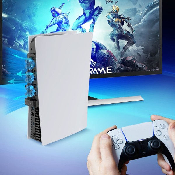 PS5 Tilbehør Køling Blæser med LED Lys til Playstation 5 Både Disc og Digital Editions Gaming Tilbehør Kølesystem