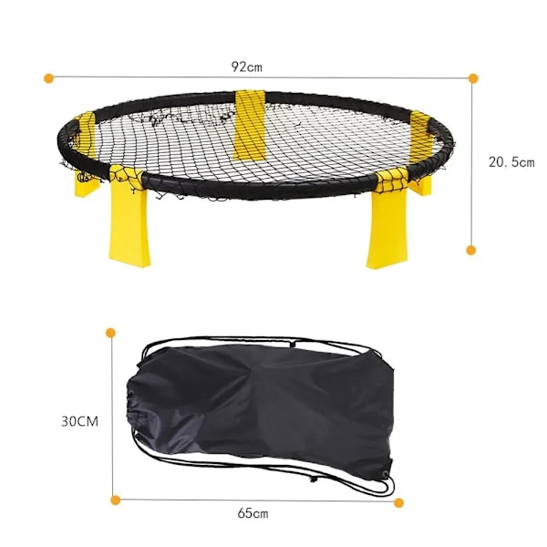 Beach volleyball bold mini spil udendørs hold sport plæne fitness udstyr med 3 bolde volleyball net