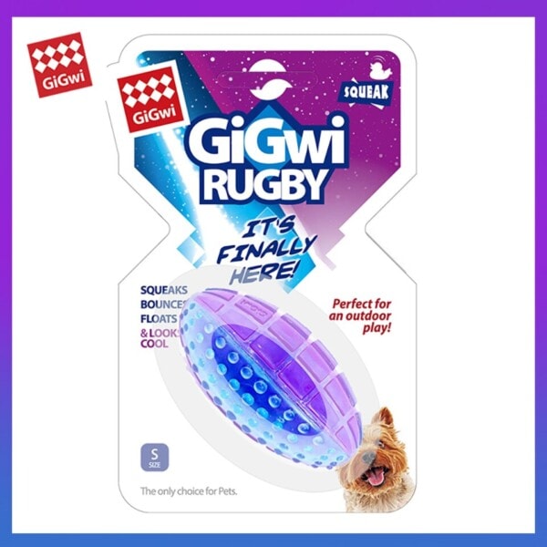Pet Leker G-Ball Serien S/M/L Transparent Squeaky Interactive Ball Hund Leker