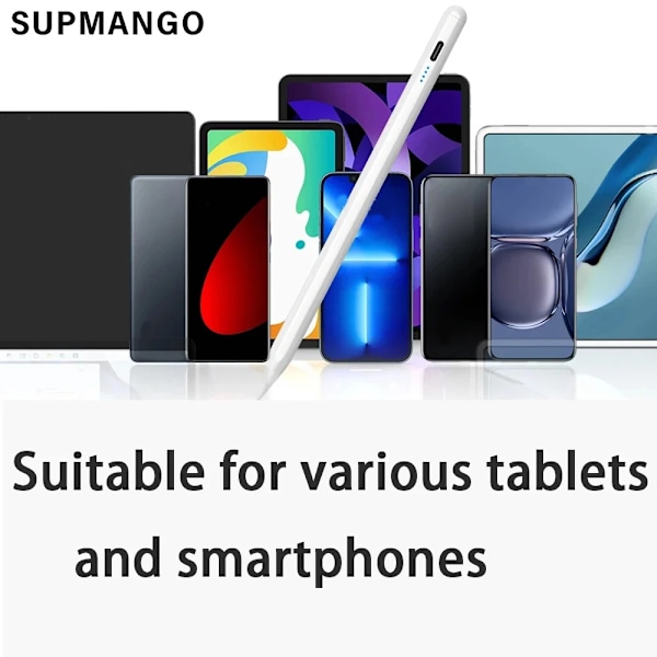 Touchscreen Pen Kompatibel Med Ios/AAndroid/Windows Tablet Og Mobil Telefon
