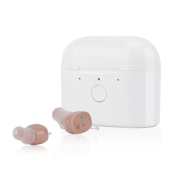 Bærbar Mini CIC Digital Usynlig Høreapparat Øre Lyd Forstærker I øret Tone Lydstyrke Justerbar Høreapparater