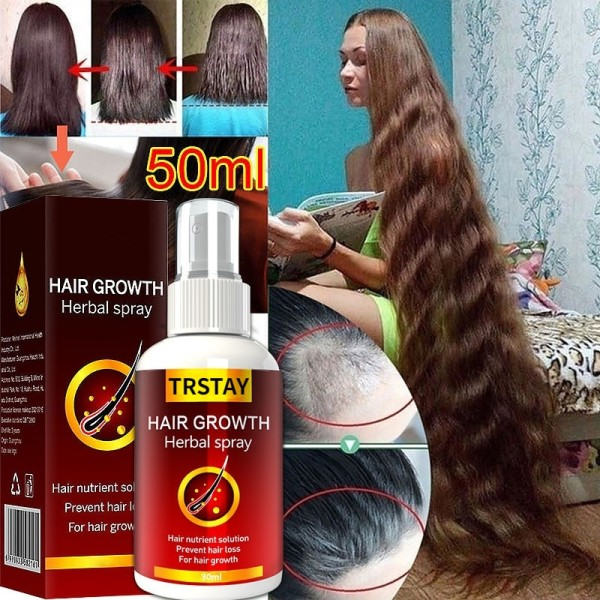 Hår vekst serum spray rask hår vekst væske behandling