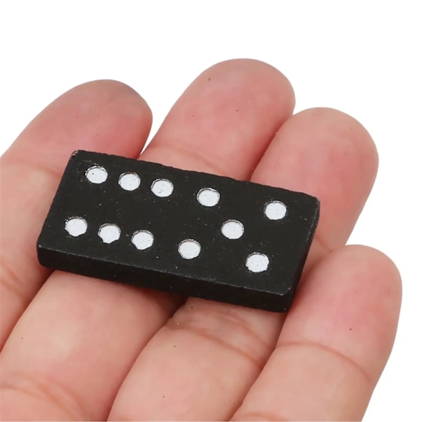 28 bitar Trä Domino Bräde spel Resor Roligt Bord Spel