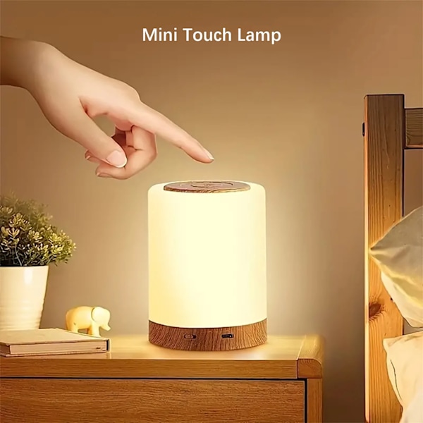 Smart LED Natt Ljus,Portable Touch Control Bord Lampa