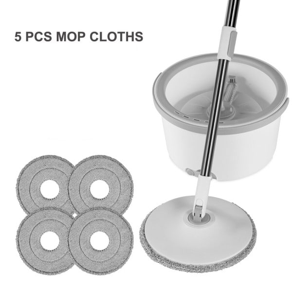 Mopp Vatten Separation 360 rengöring Med Hink Mikrofiber Lata Nej Handtvätt Golv Flytande Mopp