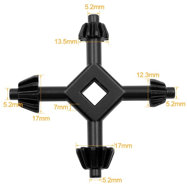 Skiftenøkkel Mini Universal Multifunksjon Hånd Drill Chuck