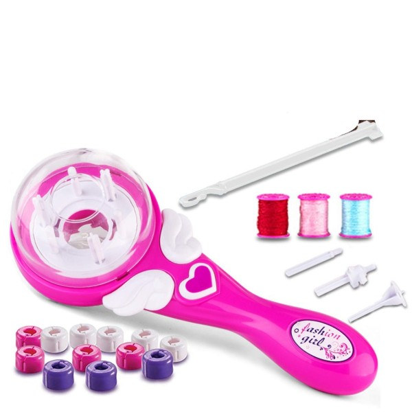 Automatisk Hår Flet Kits Værktøj Elektrisk Børn Gør-det-selv Fletning Frisur Twist Maskin Makeup Legetøj Til pige