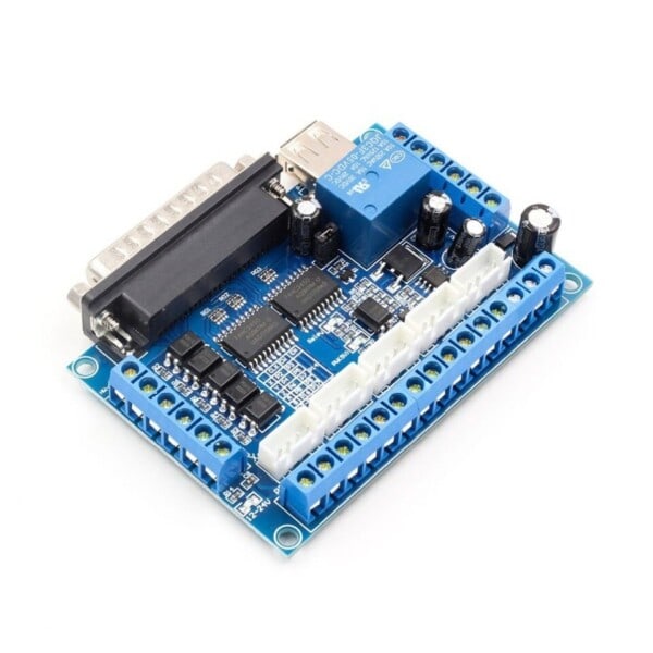 5 akse CNC Breakout Brett Strinn Motor Driver MACH3 Parallell Port Kontroll Modul Kontroller