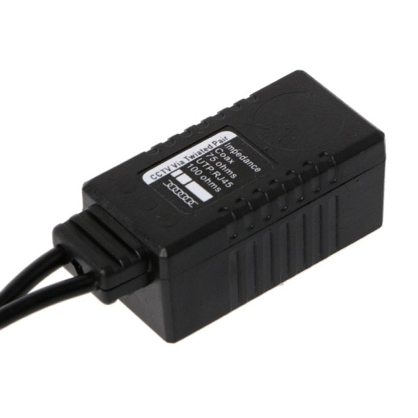 1 par BNC Til RJ45 Passiv Video Strøm + Audio Balun Sender/mottaker For CCTV kamera