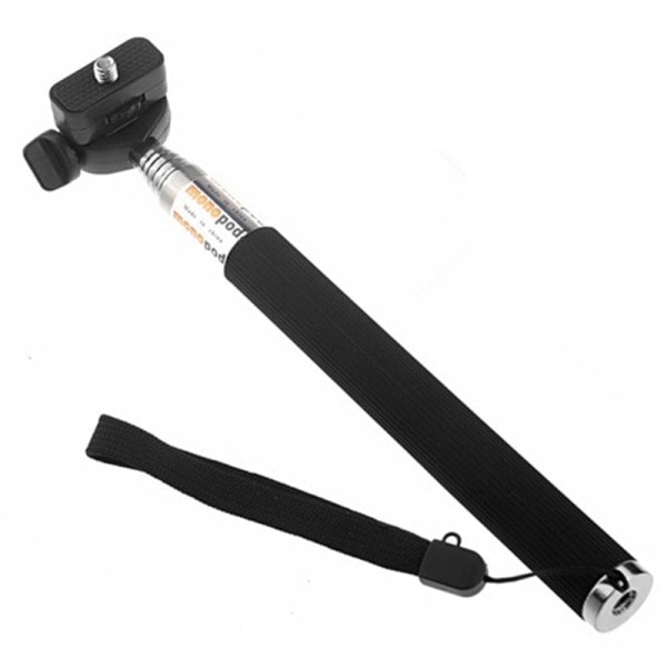 Udtrækkelig Håndholdt  Selfie Stick Monopod + Mount Adapter