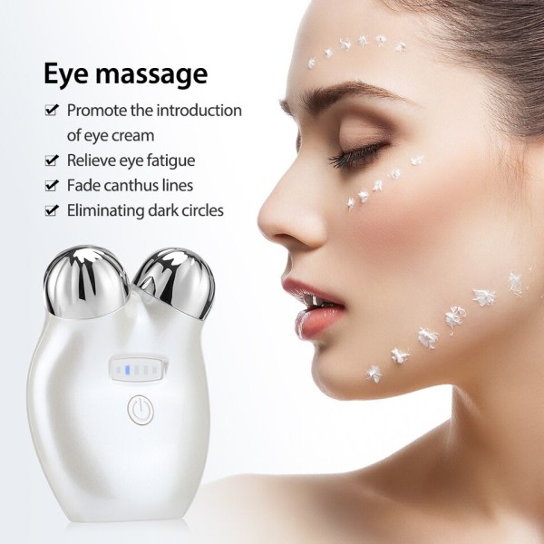 Ansigtsbehandling løftning mikrostrøm rulle ansigt massage opstramning anti rynke aldring massage