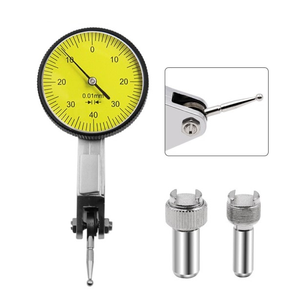 Noggrann ratt mätare test indikator precision metrisk med dovetail skenor