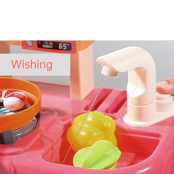 Keittiö Tessu leikki lelu suihkulla vesi vesi hana lasten keittiö ruoanlaitto lelu