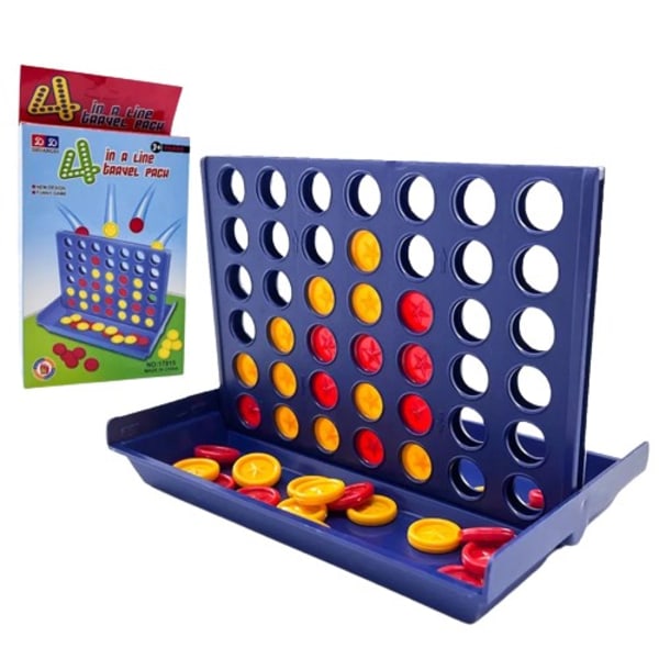 Fire I A Radd Bingo Sjakk Connect Klassisk Familie Brett Spill Leker Morsomme pedagogisk leketøy
