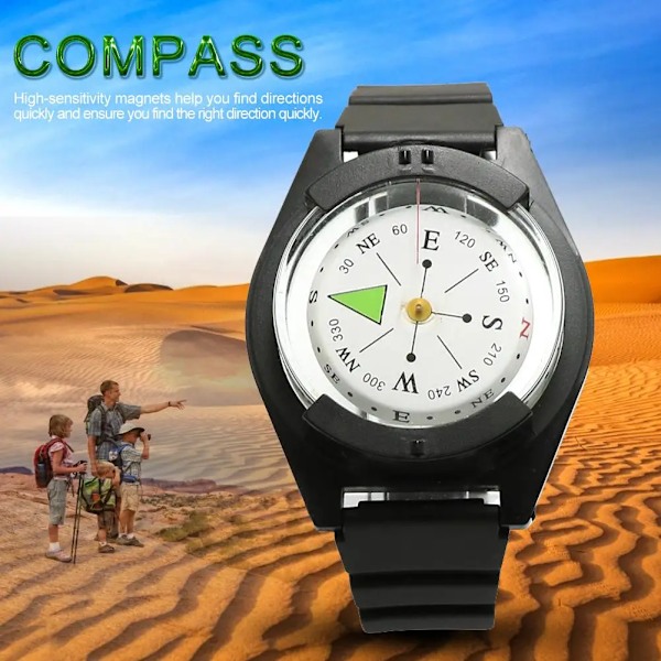 Taktisk Wrist Kompass Utomhus Camping Verktyg