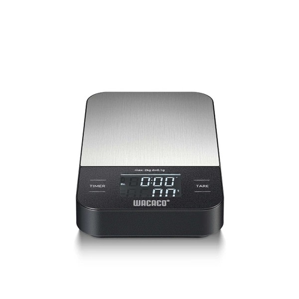 Exagram Coffee Scale with Timer, 0,1g Precise Graduation, Portable Pocket Scale with silikon pad