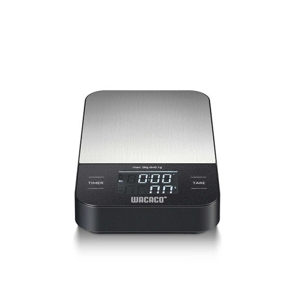 Exagram Kaffe Våg med Timer, 0,1g Precis Graduation, Bärbar Ficka Våg med Silicon Pad