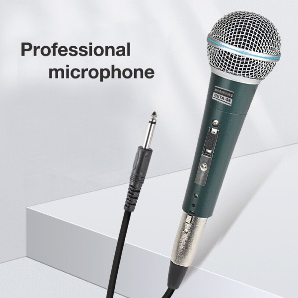 Handhållen Trådbunden Mikrofon Professionell Karaoke Scen Använd Mik Dynamisk Mikrofon High End Dynamiska mikrofoner