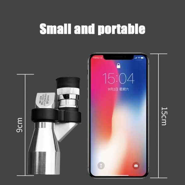 8x20 HD Natt Vision Mini Pocket Zoom Monokulär Utomhus Portabel Teleskop för Jakt camping