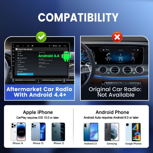 USB Langaton CarPlay Dongle Langallinen Android Auto AI Box Mirrorlink Auto Multimedia soitin