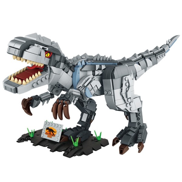 Jurassic World 2 Brutal Raptor Building Blocks Dinosaur Bricks Tyrannosaurus Indominus I-Rex Assemble Toys