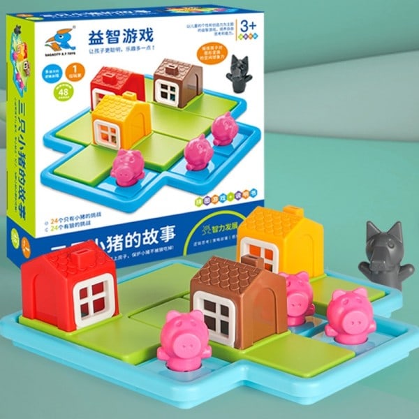 Lille Rød Ridning Hood Smart Hide&Seek Board Spil Med Løsning Skill-Building Pusle