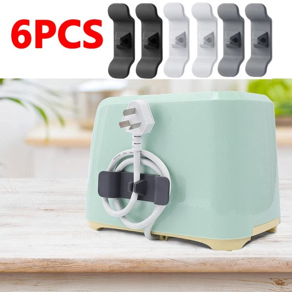 Sladd omslag krokar tråd sladd kabel organisator luft fritös kaffe maskin omslag kabel skydd