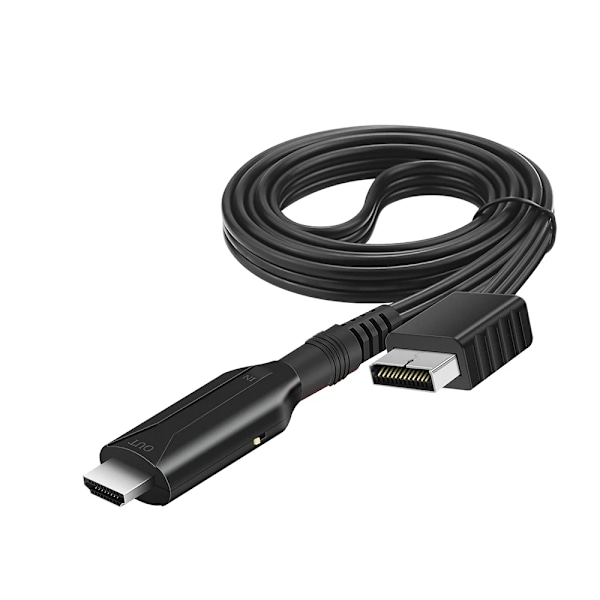 Bærbar PS2 til HDMI-kompatibel lyd video konverter