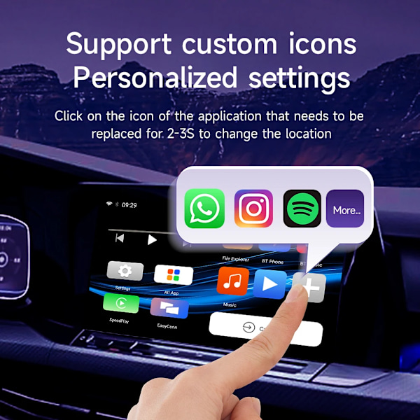 Smart Ai Box Plus Android Wireless CarPlay Android Auto Adapter