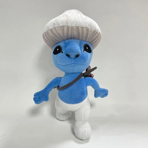 25cm Anime Smurffi Kissa Pehmo Eläimet Sininen Tonttu Kissa Pehmo Lelu Hauska Suosittu Koti Sohva tyyny nuket