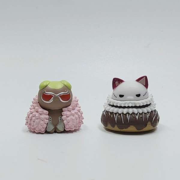 8 bit Cat Cos Figur Enel Doflamingo Kid Figura 4cm Mini Kawaii Rolig Dockor Modell
