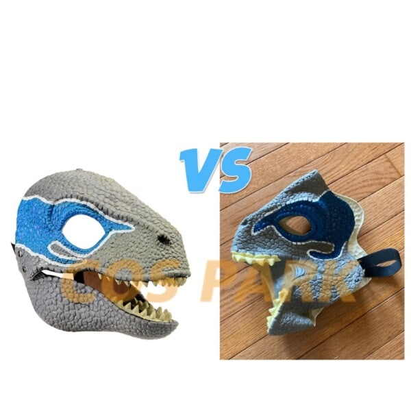 Drage Dinosaur Maske Åpen Munn Latex Skrekk Dinosaur Hodeplagg Halloween Fest Cosplay Kostume