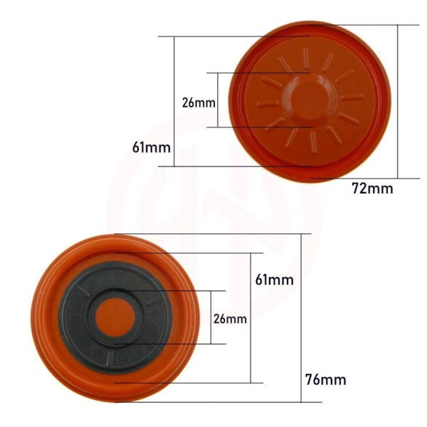 Bil motor PCV ventil dæksel reparationssæt med membran