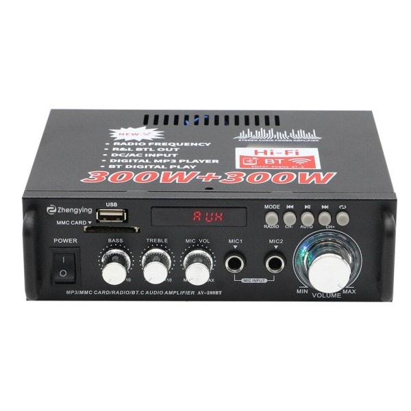 Högeffekt högtalare effekt förstärkare hem Bluetooth effekt förstärkare HIFI ljud förstärkare