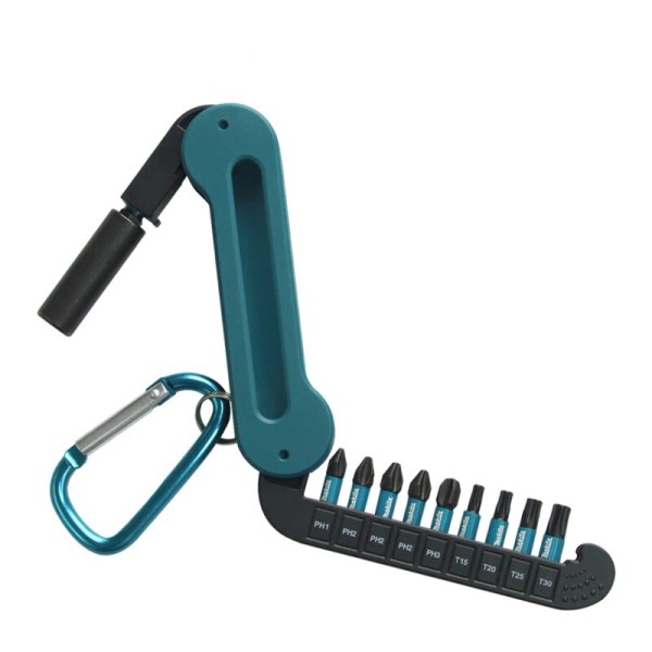 Makita E-15849 Skruvmejsel Bit Set 10st Hexagonal Kors Elektrisk Skruvmejsel Bits Magnetisk Sleeve