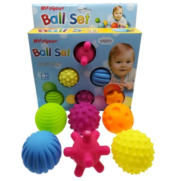 Teksturoitu Multi Ball Set Develop baby's Tactile Senses Lelu Vauvan Touch Käsi pallo lelut