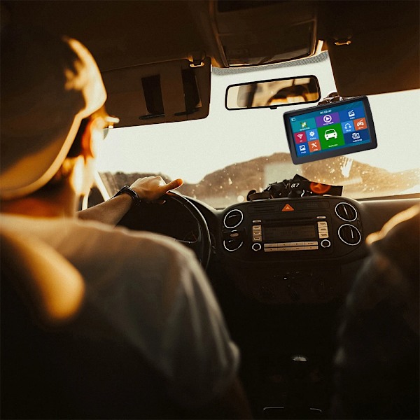 Bil GPS Navigation 7 tum Touch Skärm GPS Navigator
