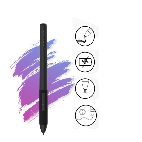 5 x 4 tommer digitalt nettbrett anime, grafisk nettbrett for tegning & spilling OSU med 8192 nivåer batterifri penn