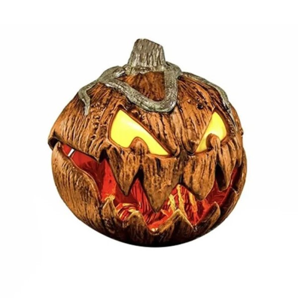 Pumpa Ljus Pop-up Infällbar Jack-o'-lantern LED Glödande Ögon Pumpa Lyktor Dekor