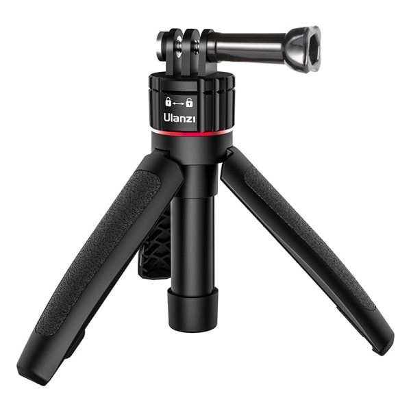 MT-09 Utvidbar Selfie Stick for GoPro Hero 11 10 9 8 7 6 Bærbar Vlog Stativ Mini Action Kamera Tilbehør