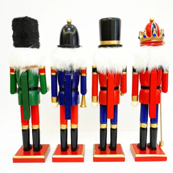 30 cm Unik Kreativ Valnöt Soldat Puppet Figurin Dekoration Gåva