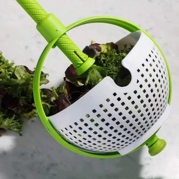 Hopfällbar Sallad Spinner Grönsak Frukt Dränare