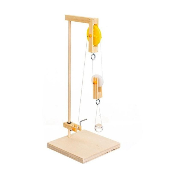 Børn Gør-det-selv Videnskab Eksperiment Model Bygning Kits Manuel Kran Kreativt Legetøj Børn Tidlig læring Uddannelse Legetøj