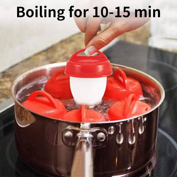 Silikon Ägg Panna Ångkokare Non-stick Silikon Ägg Kok Muggar Snabb Ägg Poacher