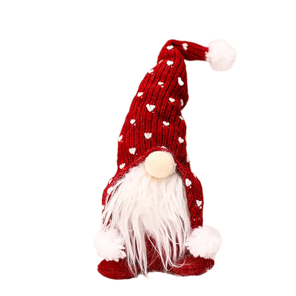 Joulupukki Joulu Lahjat Joulu Kuusi Sisustus Pehmo lelut Pehmo Gnome nukke Ornamentti Kasvoton nukke