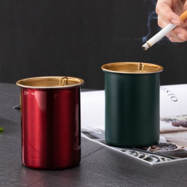 Askfat Rund Bil Retardant Cigarett Rök Hållare Tratt Vindtät Rökfri Ask Kopp